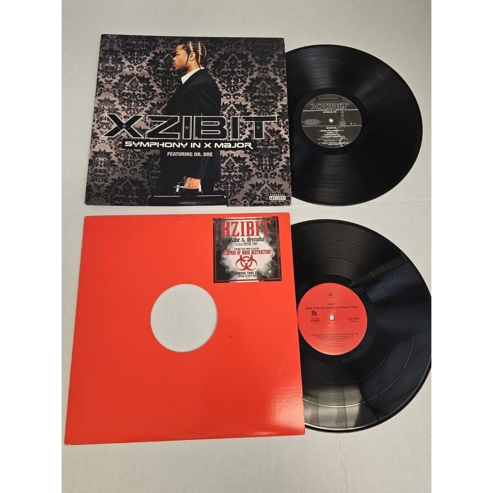 XZIBIT PASTOR TROY "RIDE & SMOKE" 2004 VINYL 12" SINGLE CAS 58484 / X MAJOR